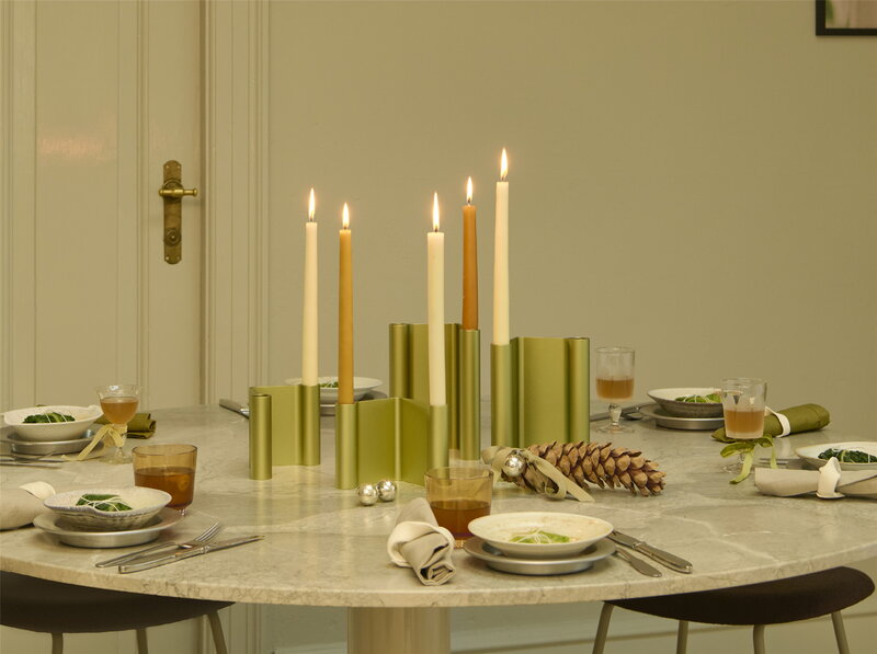 Muuto Raise glass, set of 2, 20 cl, burnt orange, decoration image