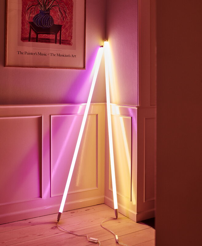 Neon Slim LED Tube Floor or Wall Light - Colour Changing