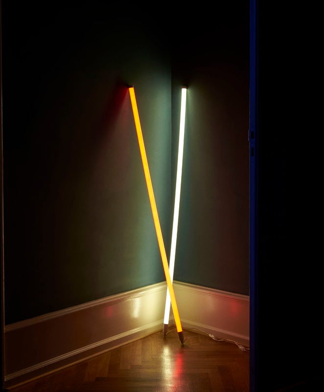 HAY Tubo neon a LED, 150 cm, giallo