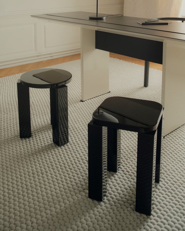 New Works Sgabello Atlas, espresso, vista 4