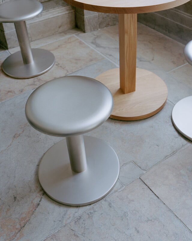 New Works Coupe stool, stainless steel, view 12
