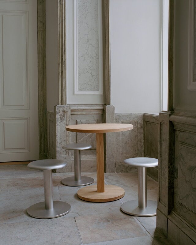 New Works Coupe stool, stainless steel, view 11