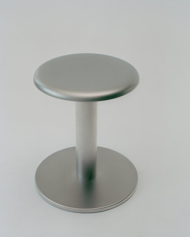 New Works Coupe stool, stainless steel, view 3