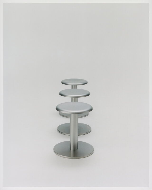 New Works Coupe stool, stainless steel, view 5