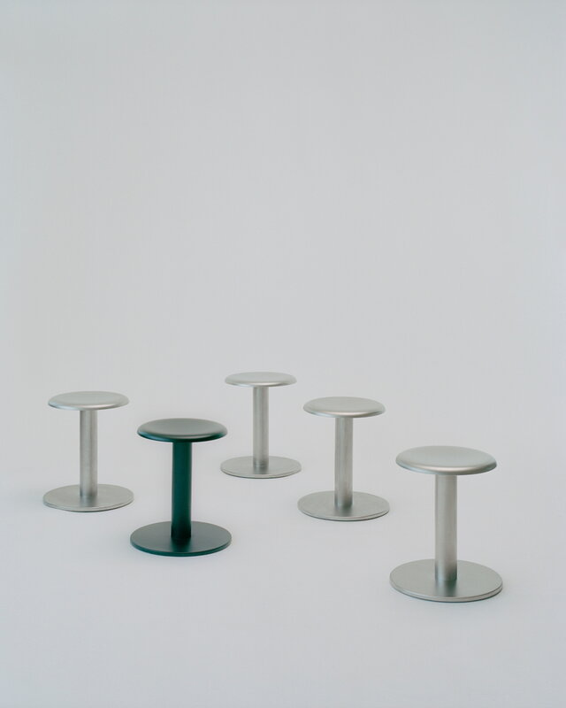 New Works Coupe stool, black, view 5