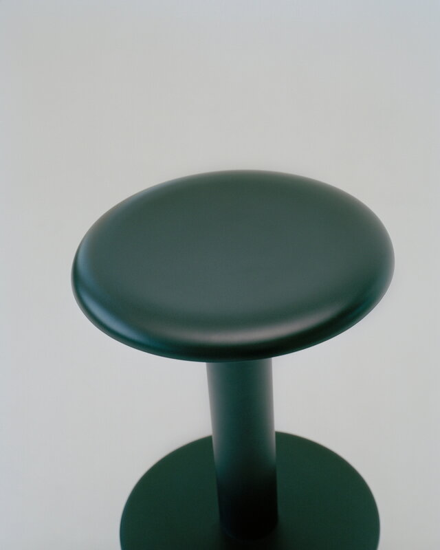New Works Coupe stool, black, view 2