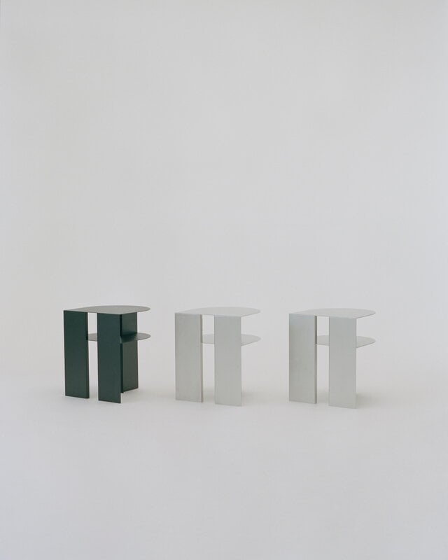 New Works Rand sivupöytä, ruostumaton teräs, näkymä 6