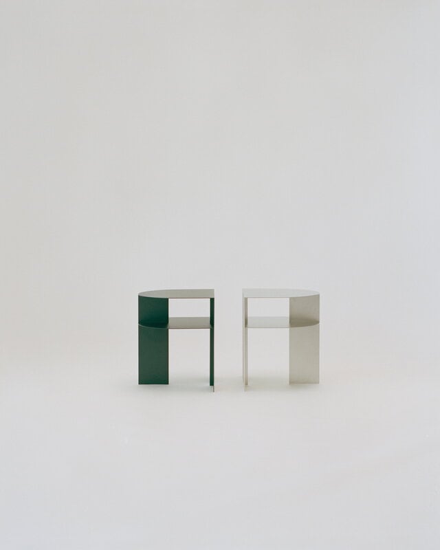 New Works Rand sivupöytä, ruostumaton teräs, näkymä 13
