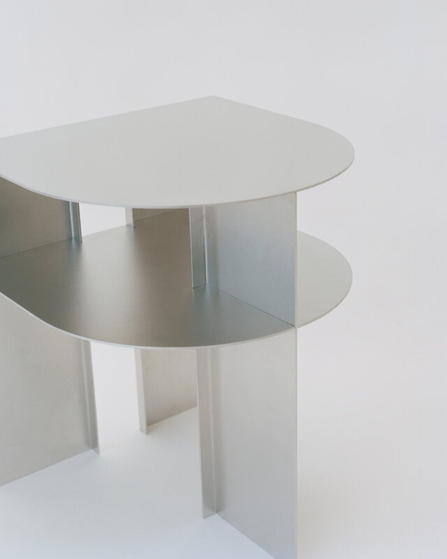 New Works Rand sivupöytä, ruostumaton teräs, näkymä 8