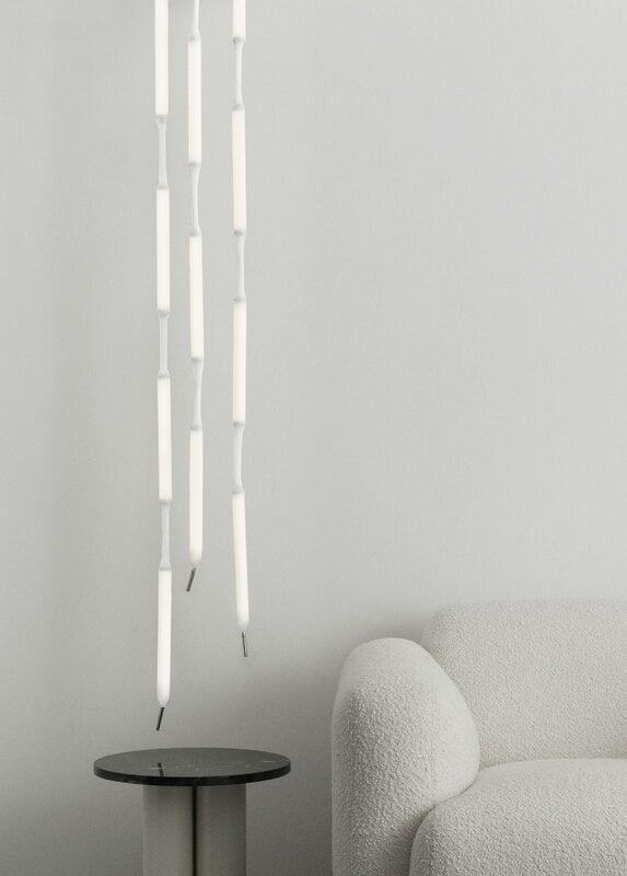 Normann Copenhagen Reb ceiling lamp 5, white, decoration image