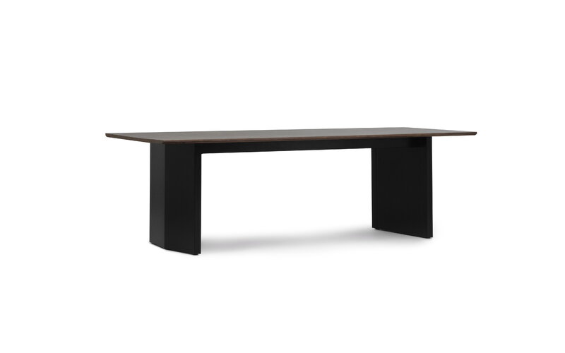 Normann Copenhagen Panel table, 90 x 250 cm, black - dark brown, decoration image