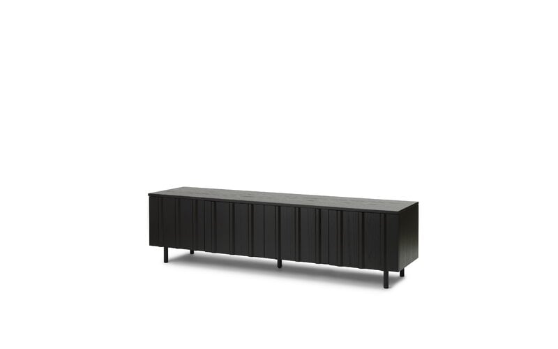 Normann Copenhagen Buffet Rib, bas, 175 cm, noir doux, image décorative