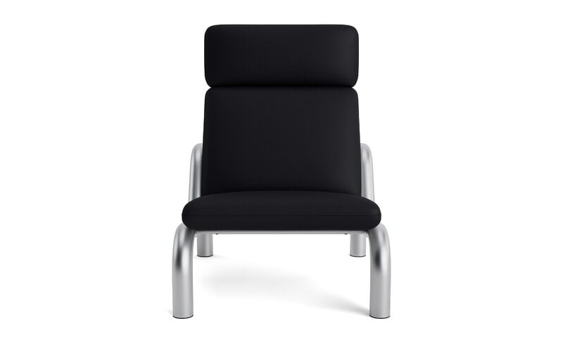 Normann Copenhagen Fauteuil Tube, cuir Ultra noir, image décorative
