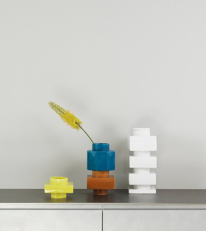 Normann Copenhagen Deko Object H5 Hexagon, petroolin sininen, näkymä 5