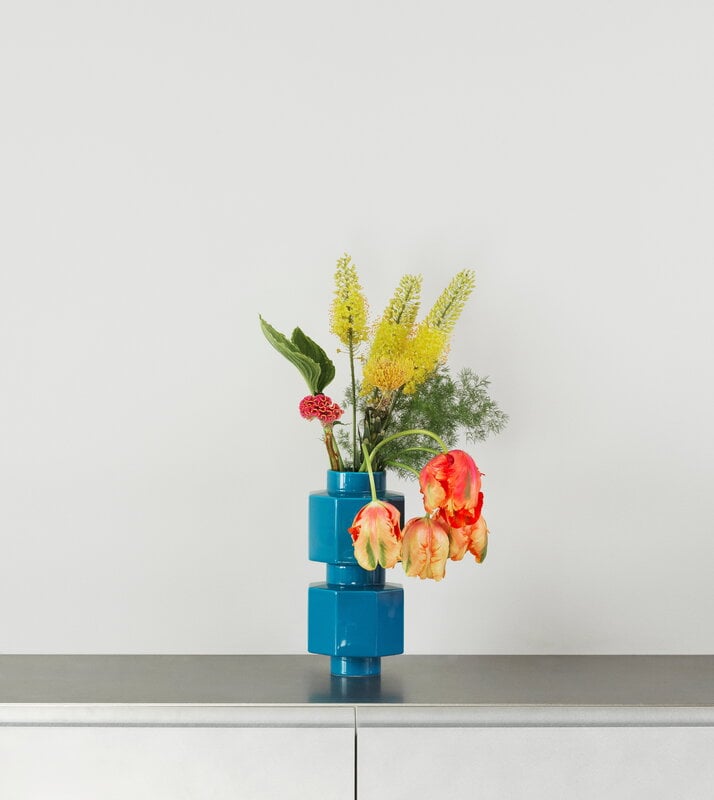 Normann Copenhagen Deko Object H5 Hexagon, petroolin sininen, näkymä 8