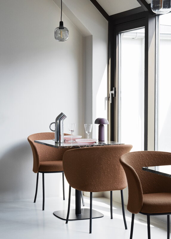 Normann Copenhagen Knit armchair, brandy, decoration image
