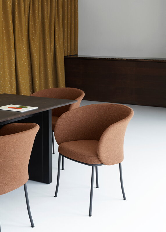 Normann Copenhagen Knit armchair, brandy, decoration image