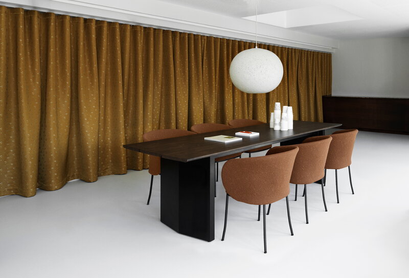 Normann Copenhagen Knit armchair, brandy, decoration image