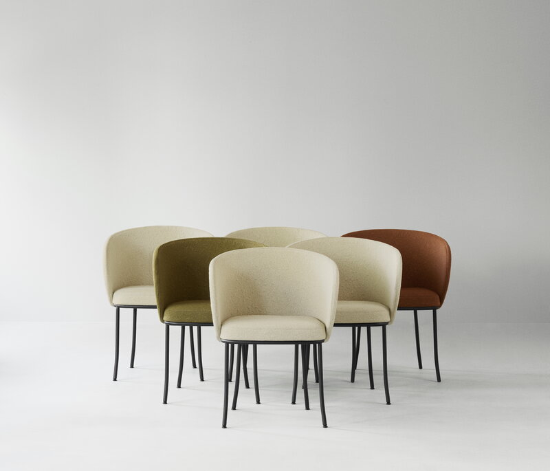 Normann Copenhagen Knit armchair, olive, decoration image