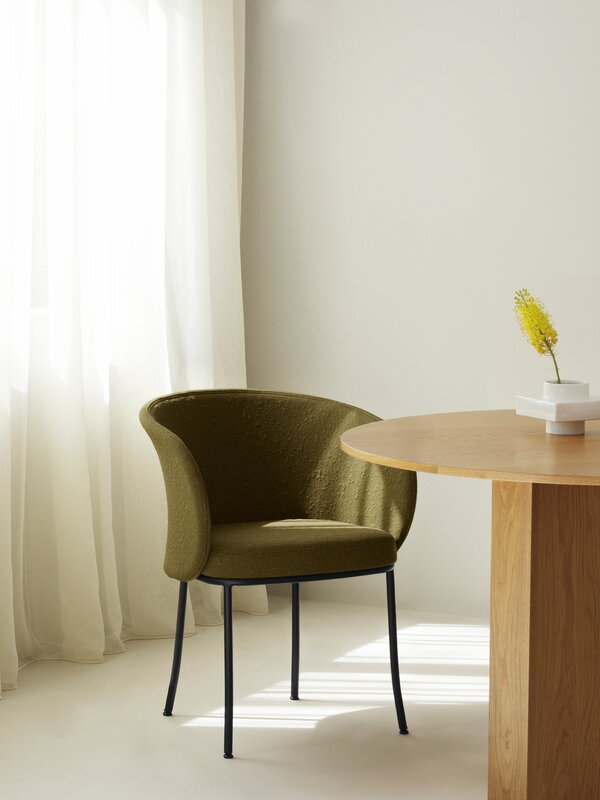 Normann Copenhagen Knit armchair, olive, decoration image