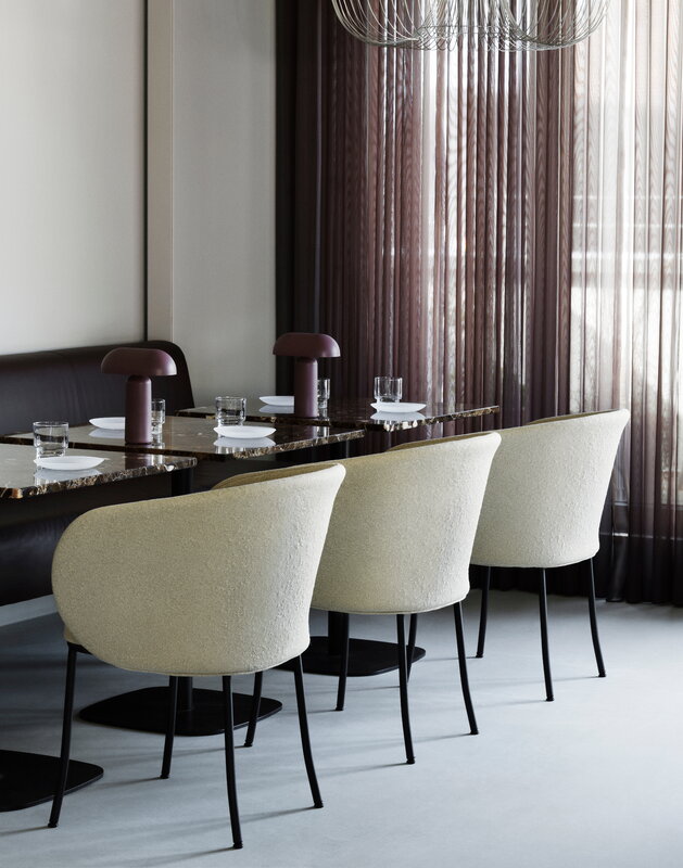 Normann Copenhagen Knit armchair, sand, decoration image