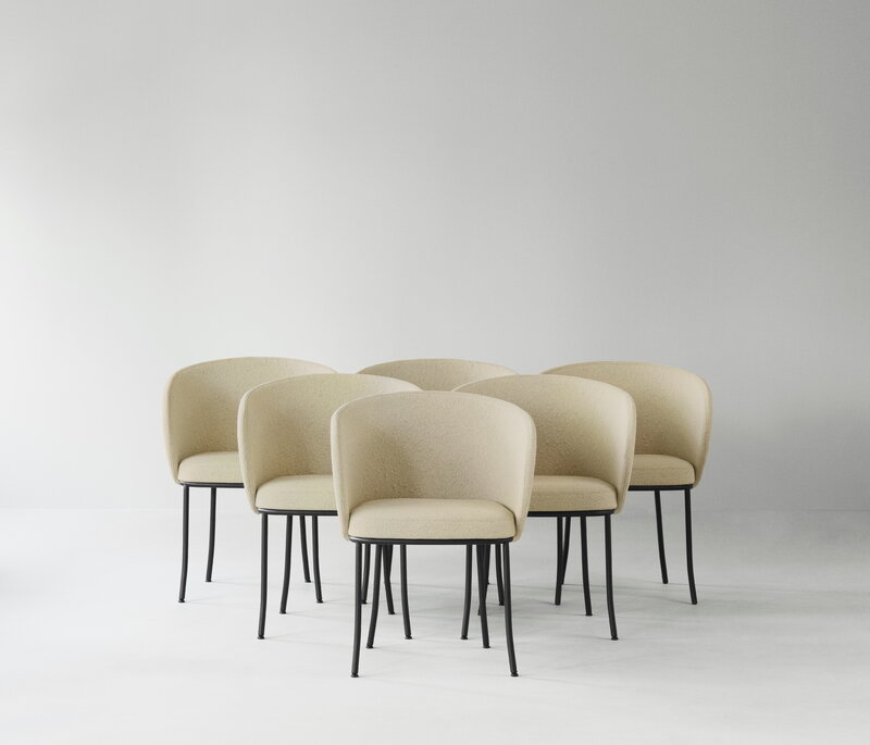 Normann Copenhagen Knit armchair, sand, decoration image