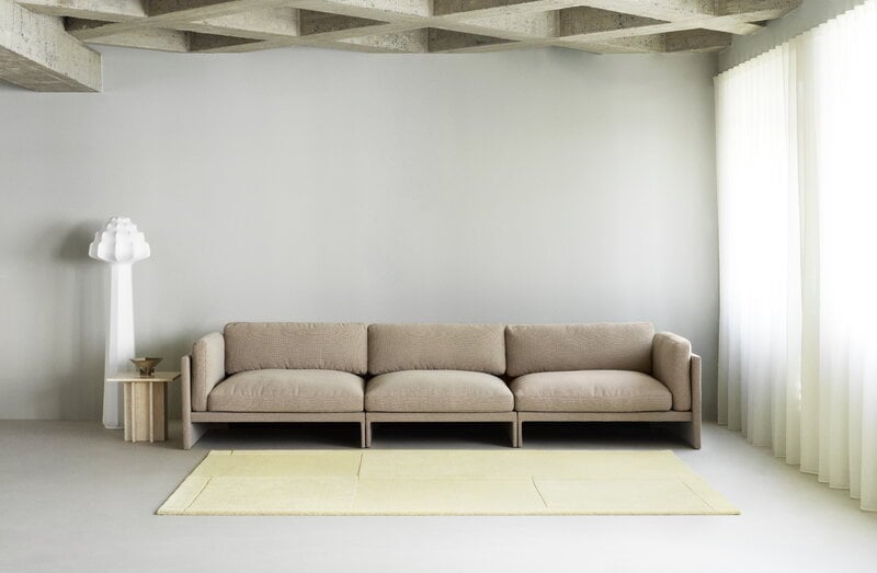 Normann Copenhagen Alfombra Level, amarillo claro, imagen de decoración