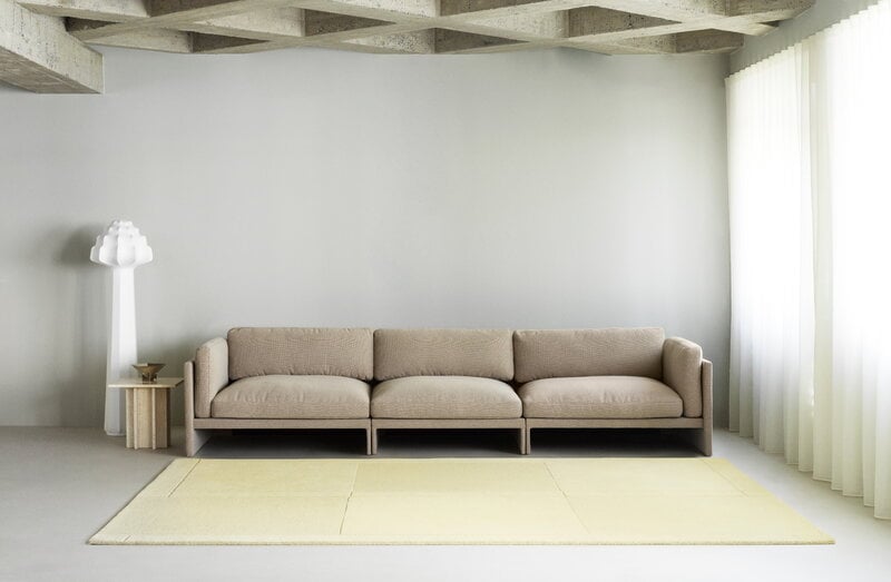 Normann Copenhagen Alfombra Level, amarillo claro, imagen de decoración