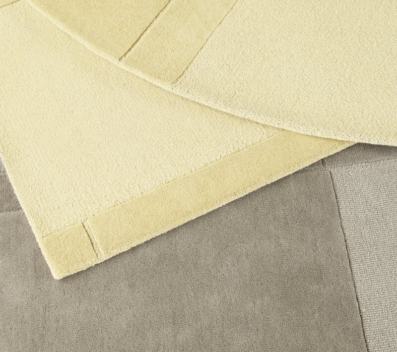 Normann Copenhagen Alfombra Level, amarillo claro, imagen de decoración