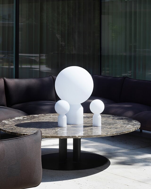 Normann Copenhagen Yo portable table lamp, small, white, decoration image