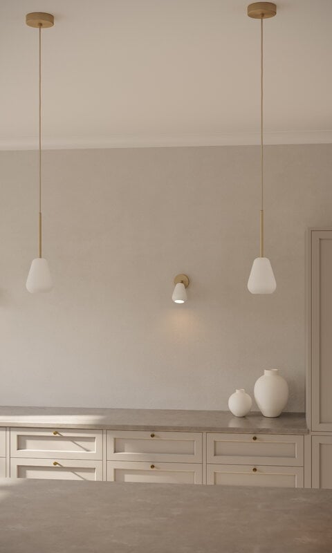 Nuura Anoli Spot Recessed katto-/seinävalaisin, kulta - valkoinen, näkymä 4
