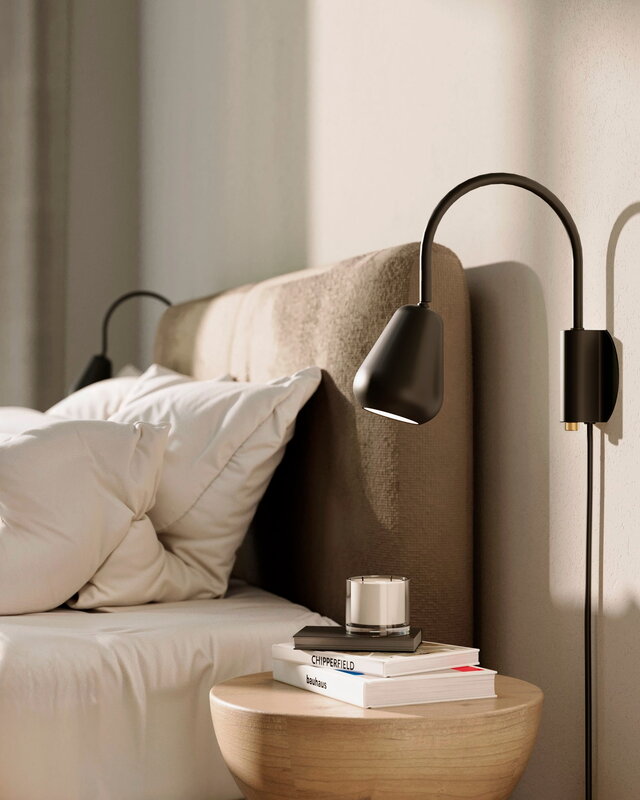 Nuura Anoli Spot wall lamp, black, view 2