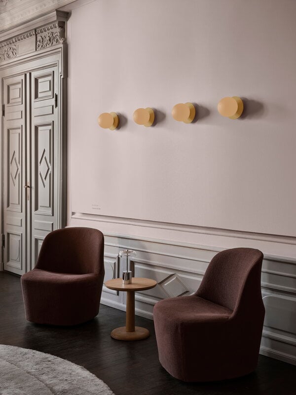 Nuura Liila 1 wall/ceiling lamp, medium, Nordic gold - honey, view 9