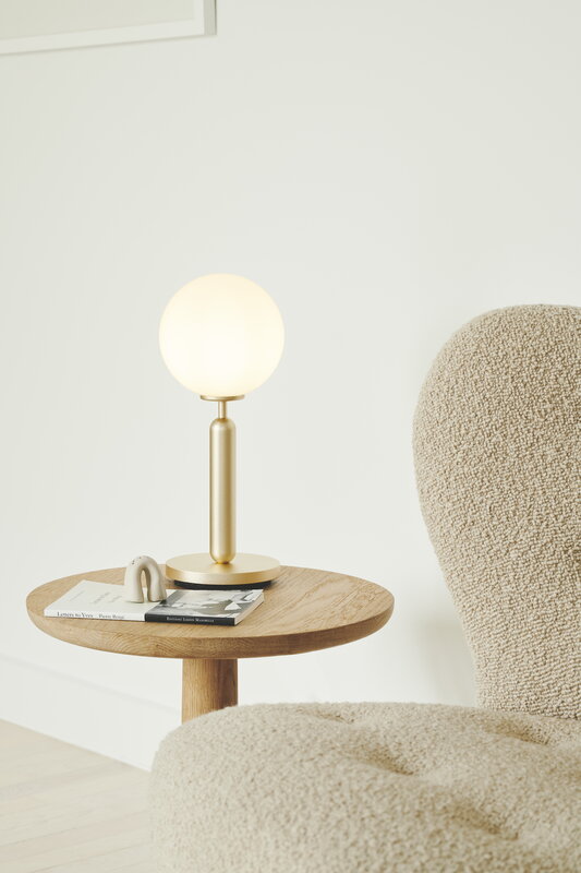 Nuura Miira Table Lamp Brass Opal, Designer Table Lamps Au