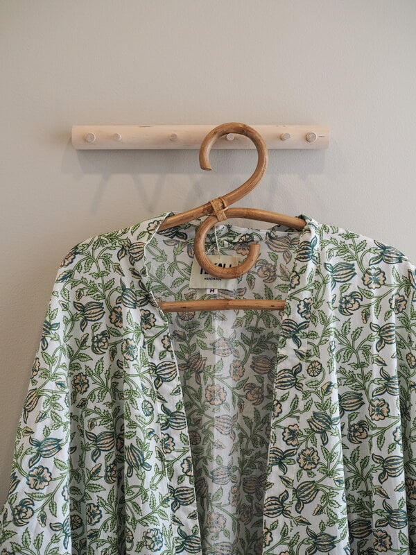 Oksa coat rack, S, birch, view 2
