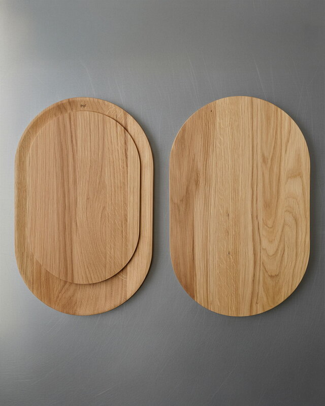 Ro Collection Oak Board no. 63 cutting board, large, natural, decoration image