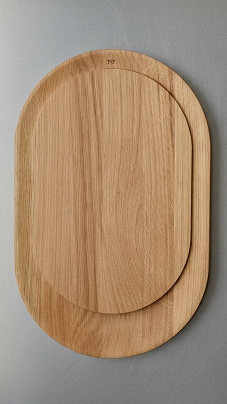 Ro Collection Oak Board no. 63 cutting board, large, natural, decoration image