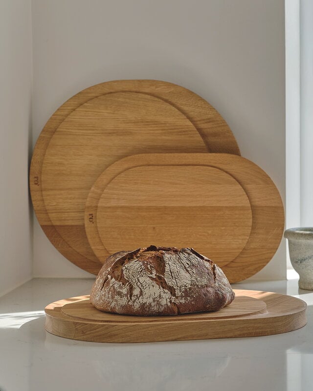 Ro Collection Oak Board nr 64 skärbräda, gourmet, natur, dekorationsbild