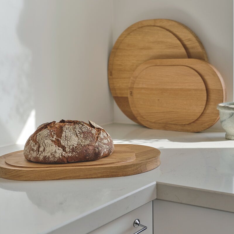 Ro Collection Oak Board nr 64 skärbräda, gourmet, natur, dekorationsbild