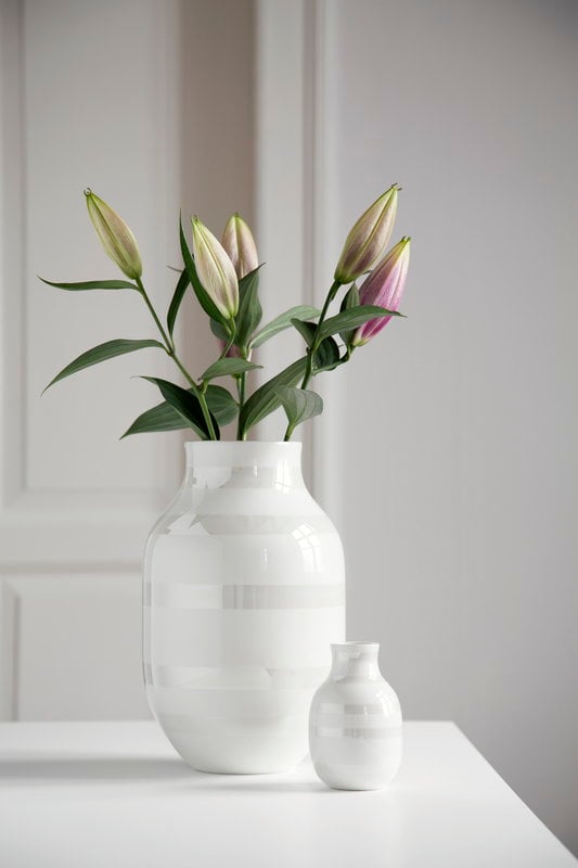 Kähler Omaggio vase, pearl | Finnish Design Shop
