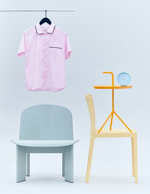HAY Outline Pyjamashirt, kurzärmelig, Hellrosa, dekorationsbild