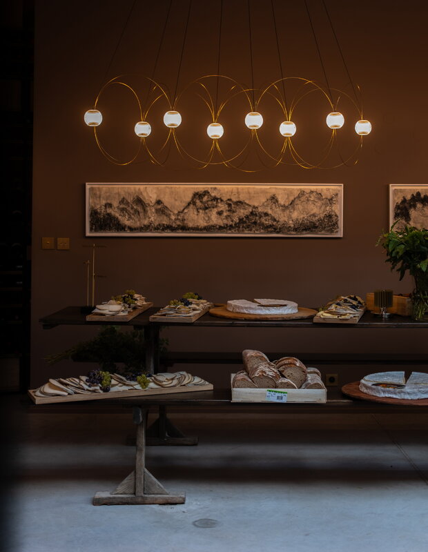 DCWéditions Munari 8 suspension, or, image décorative