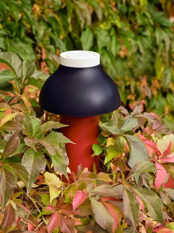 Lampe extérieur sans fil rechargeable PC Portable Hay - rouge