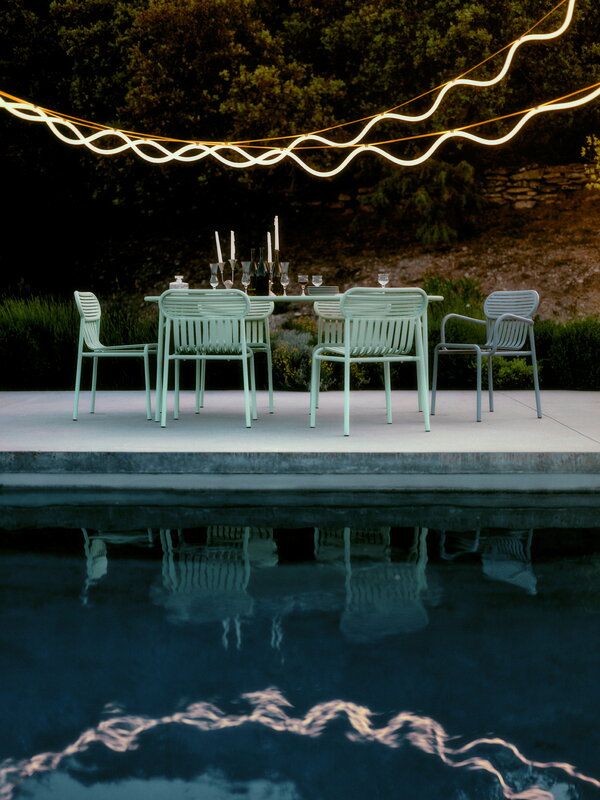 Petite Friture Chaise Week-end, vert pastel, image décorative
