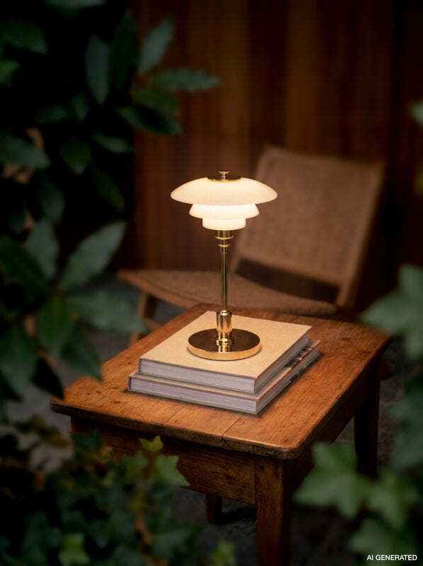 Louis Poulsen PH 1/1 Portable table lamp, brass metallised, view 15