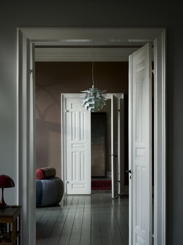 Louis Poulsen PH Artichoke, 480 mm, vert poussière - chrome, image décorative