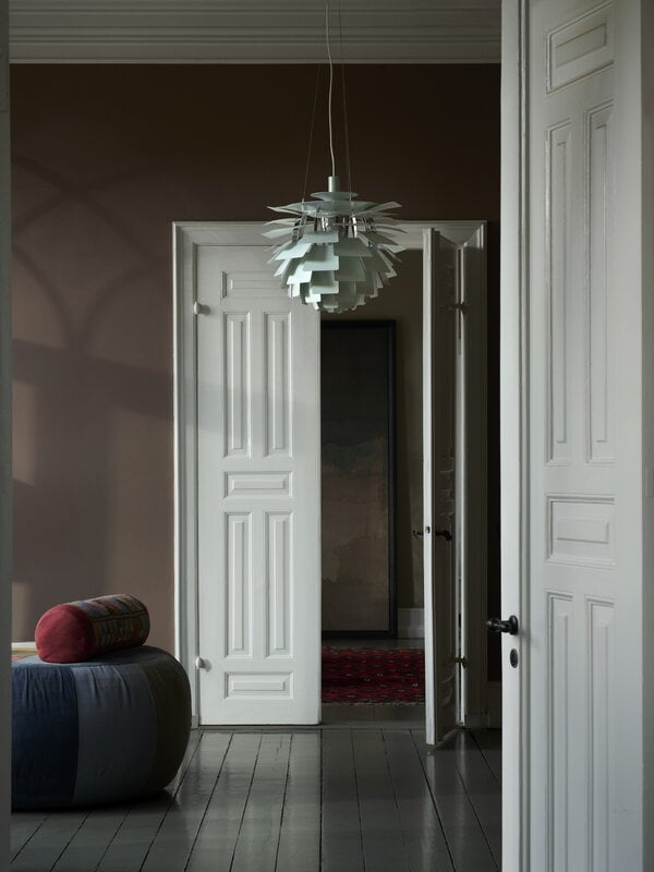Louis Poulsen PH Artichoke, 480 mm, vert poussière - chrome, image décorative