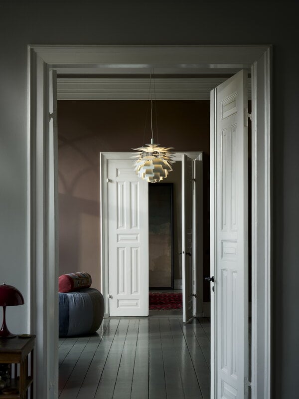 Louis Poulsen PH Artichoke, 480 mm, vert poussière - chrome, image décorative