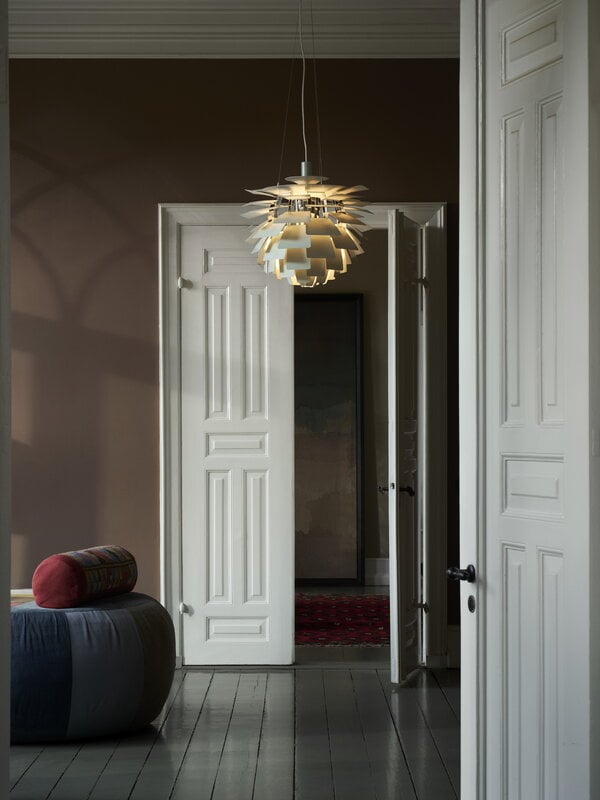 Louis Poulsen PH Artichoke, 480 mm, vert poussière - chrome, image décorative