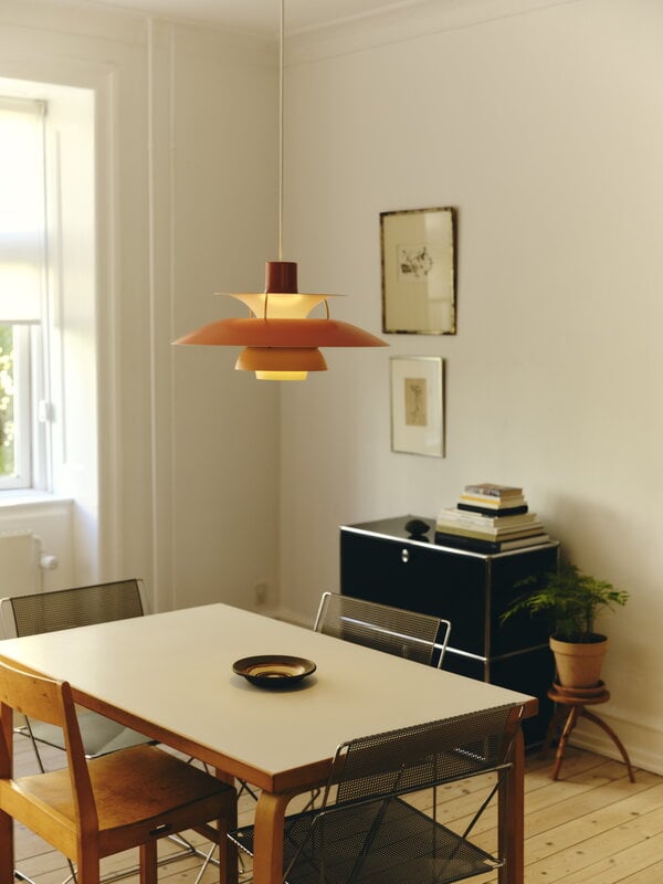 Louis Poulsen PH 5 500 pendant, orange, view 5